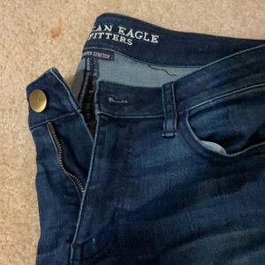 Blue skinny AE jeans